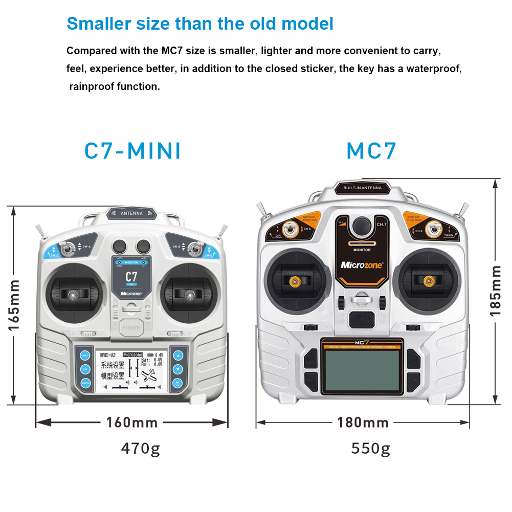 마이크로존 MC7 컨트롤러 C7 미니 송신기 2.4G  - Drone Gimbal Controller 리뷰 및 가격